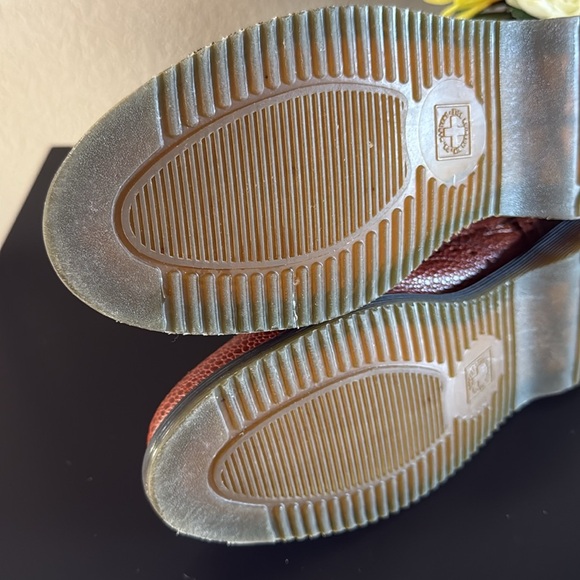 DR. MARTENS Brown Leather Side Zip Ankle Boots - Picture 12 of 14